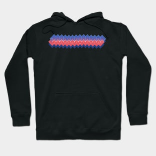 Abstract zig-zag Hoodie